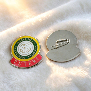 Épinglette personnalisée en alliage émaillé souple, broche décorative pour femme, cadeau de mariage ou de fête - Product Image 2