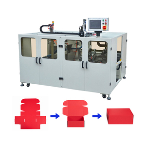 Envío de cartón corrugado, caja de avión, máquina plegable, erector de caja de cartón para Pizza, máquina de fabricación automática - Product Image 1