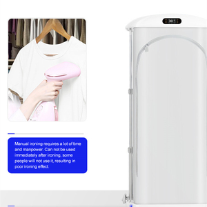 Secadora de Ropa Plegable Portátil Inteligente con Control Remoto Automático y Sensor de Cuerpo Humano, con Función Antiarrugas UV, 5 kg - Product Image 5