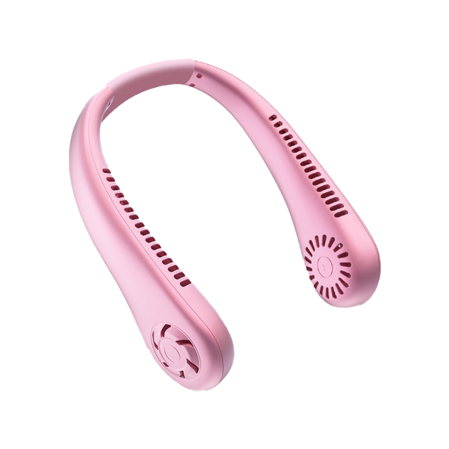 Hot Selling Portable Three-Speed Rechargeable Mini Neck Fan-Wearable Cooling Fan for Car/Outdoor Use