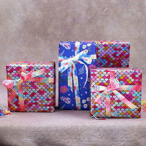 High Quality Custom Birthday Wrapping <b>Paper</b> Roll 80g Art Tissue, 43*300cm Gift Packaging <b>Paper</b> Wholesale - Product Image 4