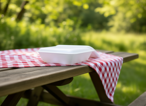 Contenitore Ecologico in Amido di Mais 26oz (750ml) con Coperchio, Biodegradabile, per Asporto, Contenitore per Alimenti Usa e Getta, Stile Casual - Product Image 2