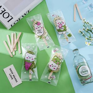 Bolsa de plástico tipo stand-up para envoltorios de helados, paletas, barras de chocolate, piruletas, chicle y <span class=keywords><strong>sushi</strong></span>, de grado alimenticio, personalizable, en stock - Product Image 3