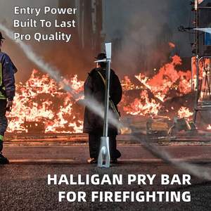 Outil <span class=keywords><strong>Halligan</strong></span> en acier allié de 36 pouces pour entrée forcée, équipement essentiel de lutte contre l'incendie, barre de levier de sauvetage pour lutte contre l'incendie - Product Image 2