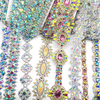 Décoration personnalisée pour costume de carnaval : Applique thermocollante en résine, pierres de cristal et strass à fixer à chaud