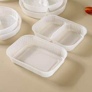 Bol en papier kraft personnalisé pour emporter, avec couvercle en papier PP, différentes tailles, bol à salade rectangulaire, prix de gros - Product Image 2