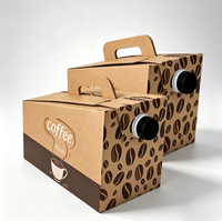 Coffee Shop Supplies 3L Cold Hot Brew Coffee to Go Box Sac à vin dans une boîte Distributeur de boîte à café jetable de 1.5L avec vanne de robinet