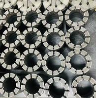 Forets diamantés imprégnés série BQ NQ HQ PQ, forets de carottage PDC pour équipements de champs pétrolifères