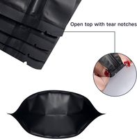 Sacs Doypack pour l'emballage alimentaire, sacs Mylar refermables à fermeture éclair, pochettes verticales aluminisées colorées or, jaune, rouge, noir
