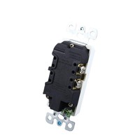Interruptor de pared de un solo polo 120V 15A de plástico, fácil instalación, hecho en China, modelo A07280C0010196