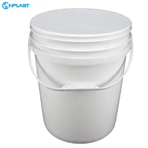 Cubo de plástico para almacenamiento de recubrimiento, grado Industrial y alimenticio, 10 Quart, 2,5 galones