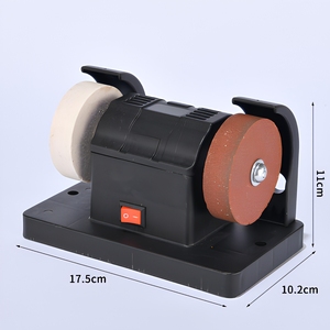Aiguiseur de couteaux, petit meuleur de table avec deux meules, petite machine de polissage électrique domestique à vitesse variable - Product Image 6