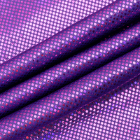 Tissu métallique effet verre brisé 180 g/m² extensible dans les 4 sens avec impression foil, 95 % polyester 5 % élasthanne, pour vêtements de danse