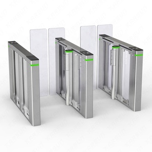 Stainless Steel Speed Gate Turnstile Automatic Swing Barrier System Face Recognition QR Code for High Security Entrance - Product Image 4