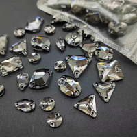 Batu Rhinestone Resin Putih Jahit Tangan 3D Ramah Lingkungan untuk DIY Menjahit Pakaian, Perhiasan, dan Pernikahan