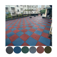 Hochleistungs-Outdoor-Sicherheitsgummiboden Basketballplatz Sport-Gummibodenfliesen Matte