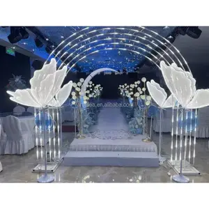 Wholesale Supplies Led Butterflies Lighting Road Lead Walkway Ceiling Lamp For Wedding Party Background Store Display Decoration