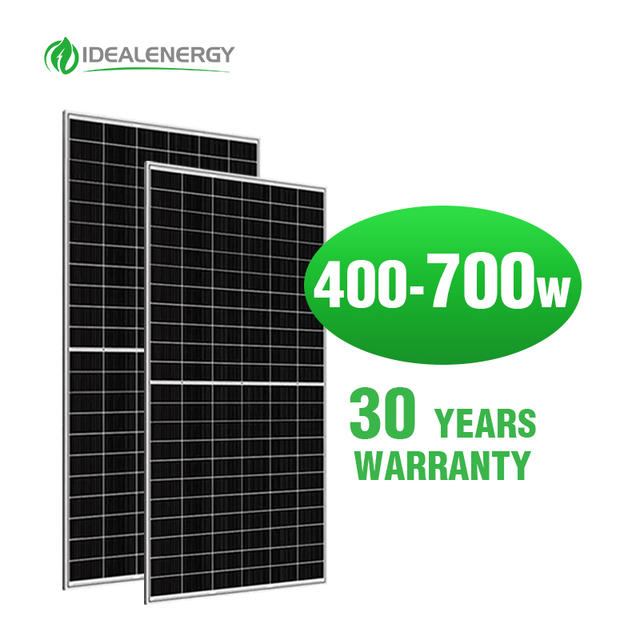 High Efficiency Monocrystalline Half Cut 405w 410w 420w 425 455 w 500wp 540 545 650 Watt 600watt 670w 750 Solar Pv Module Panel