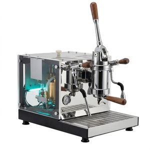 Retro Italian Style Lever <b>Espresso</b> Machine (2.5L+0.3L Boiler) With LCD Display PID Control for Continuous <b>Cup</b> Dispensing VK-L1mi - Product Image 1