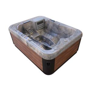 Vasca Idromassaggio per 3 Persone, Lussuosa Vasca in Acrilico Ariestech con Sistema Balboa, Massaggio a Bolle Romantico, Piccola Vasca Idromassaggio da Esterno, Produttore OEM Cinese JW-2203 - Product Image 3