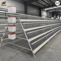 Cage à volailles de type A résistante pour l'élevage de poulets, poulaillers pour poules pondeuses, cages pour élevage avicole
