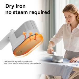 Défroisseur vapeur portable 2-en-1 pour vêtements, puissance réglable 1200W, mini défroisseur vapeur pour voyage, collection 2025 - Product Image 4