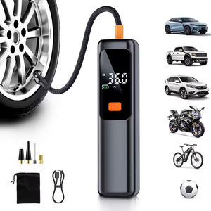Compresor de Aire Portátil Eléctrico Inalámbrico Recargable de 4500mAh con 1 Año de Garantía, Inflador Digital de Neumáticos para Auto - Product Image 2