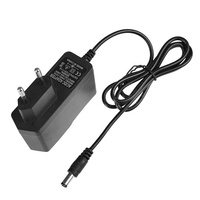 Adaptateur secteur multi-pays haute efficacité 12W 1A 12V pour appareil photo et téléviseur