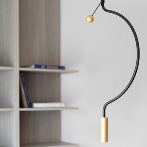 Modern Arched Chandelier Gold Body E27 Led Light Single Head Design For Home Lighting - Product Image 1