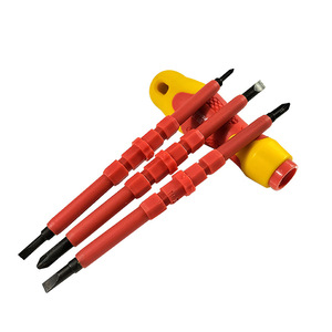 Penggong Dual Purpose Insulated <b>Screwdriver</b> <b>Set</b> 3pcs Magnetic Cr-V Steel 500V Withstand Voltage - Product Image 2