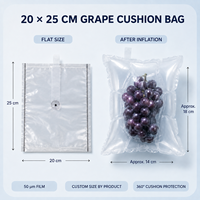 Emballage de protection pour fruits frais : Coussin gonflable en colonne d'air en PE de 50 microns, type sac dans sac, pour l'expédition