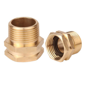 Brass Garden Hose Connector Threaded Pipe 57mm BS Standard Durable Outdoor Water Adapter For Bulk Hose Use - Product Image 5