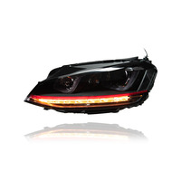 Ensemble de phares de voiture KGKB pour Golf 7 MK7 2013-2017, mise à niveau, phares LED haute configuration, lentilles de projecteur, accessoires