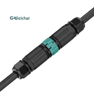 Hot Sale Waterproof Outdoor Electrical Connector Female Dc Power Plug Connector IP68 Quick Connector For Garden Lighting