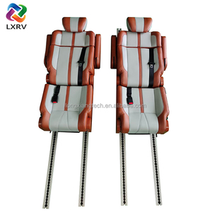 Lxrv Nhà Máy Giá RV phụ kiện nội thất đa chức năng tùy chỉnh Camper van ghế ngồi với tay vịn đôi 360 ° xoay cơ sở - Product Image 3