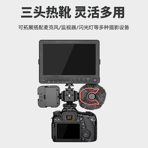 Xinwenxuan Camera Mount Cold Shoe <b>Adapter</b> Aluminum Alloy External Microphone Holder For Photography Accessories - Product Image 2