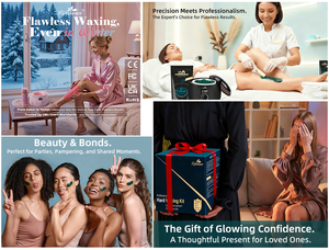 Lifestance 500ml Công suất kỹ thuật số Sáp nóng làm nóng nhanh máy làm rụng lông để sưởi ấm sáp Brazil - Product Image 5