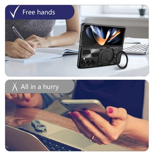 <span class=keywords><strong>Support</strong></span> à rabat de luxe de haute qualité pour <span class=keywords><strong>Samsung</strong></span> Galaxy Z <span class=keywords><strong>Fold</strong></span> 5 <span class=keywords><strong>Fold</strong></span> <span class=keywords><strong>4</strong></span> étui de téléphone anneau <span class=keywords><strong>support</strong></span> de <span class=keywords><strong>voiture</strong></span> housse antichoc - Product Image 5