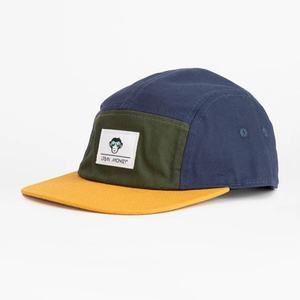 Custom Wholesale Youth Teenager Sports Vintage Retro Stylish Colorblock Patch 5 Panel <b>Flat</b> Brim <b>Hat</b> - Product Image 3
