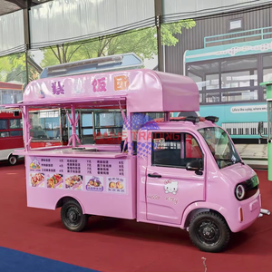 Commercial Grade 4 <b>Wheels</b> Customizable Mobile Kitchen Cart With Full Equipment Event Catering Mobile Food Truck - Product Image 6