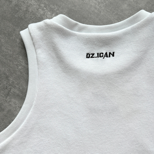 Custom Boxy Plain White Sweat Shirts Vest Homme Summer Blank Sleeveless Sport T-shirt Embroidery Oversized Waffle tank <b>Tops</b> <b>Men</b> - Product Image 4