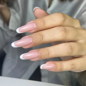 Gel de construction pour ongles rose bébé 50 ml, sans HEMA ni TPO, auto-nivelant, pour extension d'ongles UV LED - Product Image 6