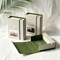 Boîte cadeau personnalisée écologique gaufrée avec fermeture magnétique pour savon artisanal, diffuseur d'arômes, bouteille, en carton rigide deux pièces