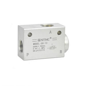 Válvula de Escape Rápido Neumática Serie QV de Sonotech QV-06/08/10/15/20, Tubería de Acero Inoxidable, Respuesta Rápida - Product Image 3