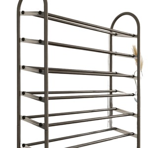 Étagère à chaussures simple multi-niveaux à 10 niveaux avec roulettes, montage facile, rangement domestique intérieur pour baskets et chaussures à talons hauts - Product Image 5