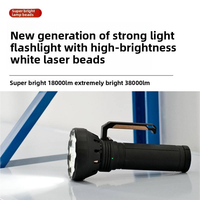 Lampe de travail LED industrielle en aluminium, rechargeable, étanche, 1000+ lumens, faisceau réglable pour atelier de mécanique
