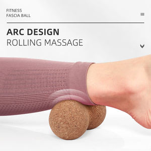 À la maison entraînement liège Yoga <span class=keywords><strong>Ball</strong></span> Fitness dos cacahuètes masseur pied main exercice musculaire avec Yoga balle de <span class=keywords><strong>Massage</strong></span> - Product Image 5
