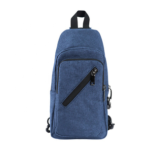 Men Anti-Theft 2 in 1 Shoulder Backpack Chest Sling Bag Combo <b>Lock</b> Crossbody Sling Bag for Men Women - Product Image 1