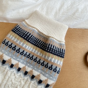 Suéter para Perro de Estilo Étnico Retro, Ropa de Invierno Tejida para Mascotas, Transpirable y Cálida, para Perros Pequeños, Venta al por Mayor Global - Product Image 2