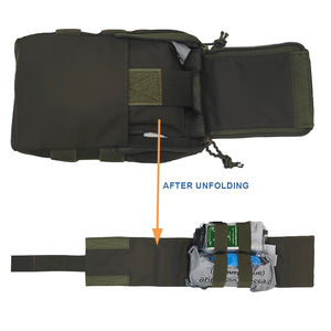 A-Shield Professional & Low Price Simple IFAK Pouch Bag Mini botiquín de primeros auxilios Bolsa táctica portátil con vendaje de emergencia - Product Image 4